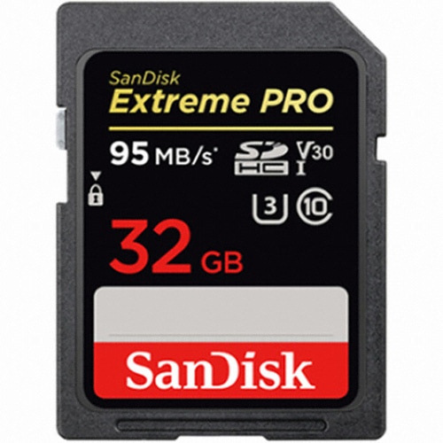 [샌디시크]Extreme Pro SDHC 32GB UHS-I 95MB/s 신형 (정품)